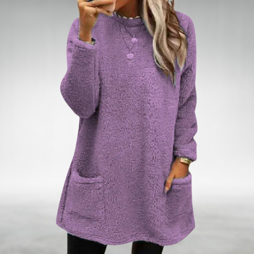 Nora™ - Fleece Sweater with Pockets