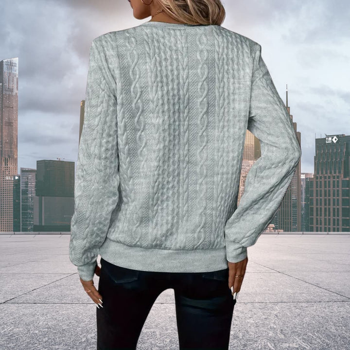 Florence™ - Cable-Knit Zip Front Sweater