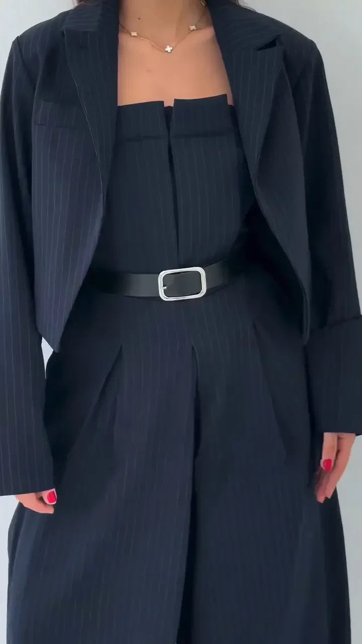 Cherry™ - Women's Bustier Set + Jacket – Elegant & Trendy Style