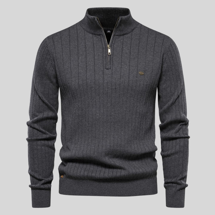 Daniel™ - Zip-up Knitted Sweater