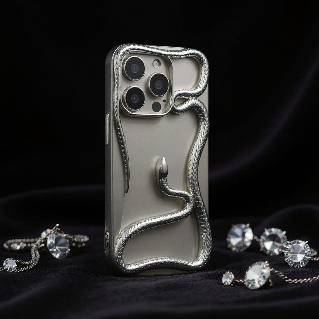 Apple™ -  Golden Fang Snake iPhone Case