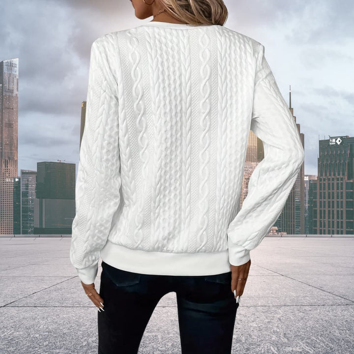 Florence™ - Cable-Knit Zip Front Sweater