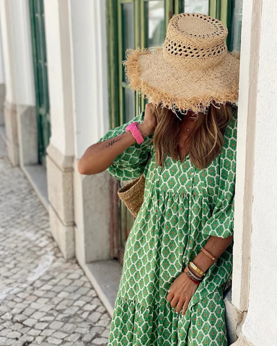 Elin | Boho Cotton Maxi Dress