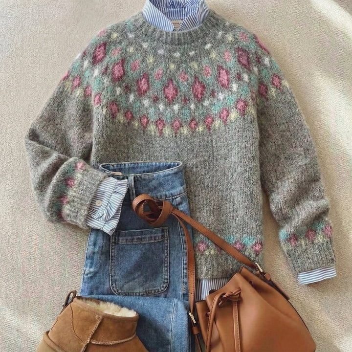 Cathlyn™ - Heritage Nordic Knit Sweater