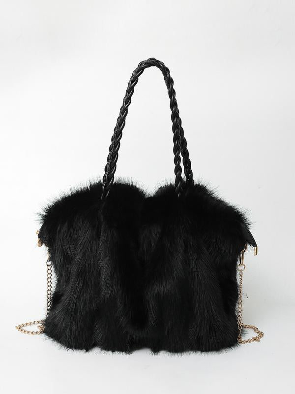 Ashley™ - Versatile Plush Velvet Shoulder Tote Bag