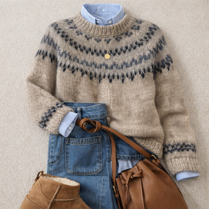 Teresa™ - Heritage Nordic Knit Sweater