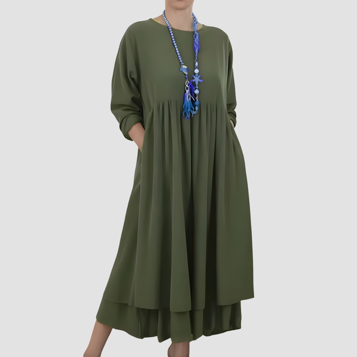 Wayne™ - Double Hem Midi Dress