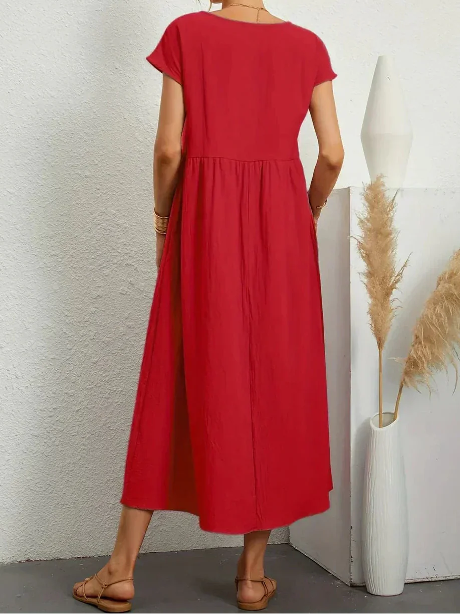 Anney™ – Relaxed & Stylish Midi Dress