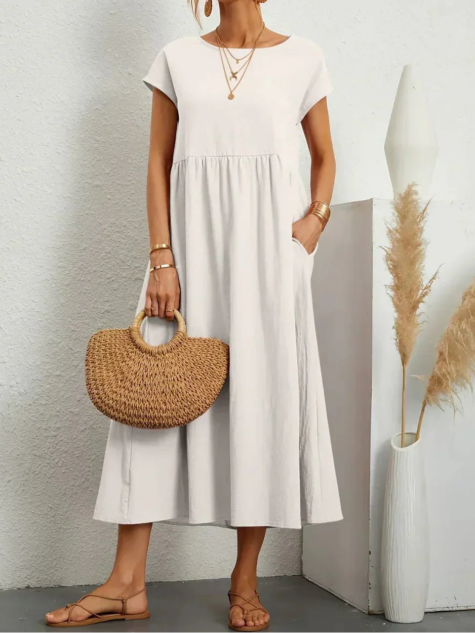 Anney™ – Relaxed & Stylish Midi Dress