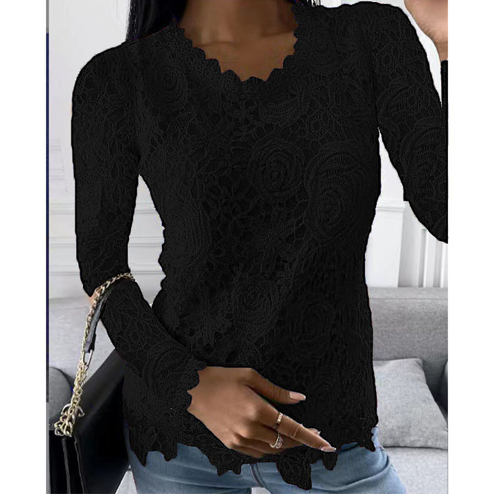 Lae™ - Elegant Long Sleeve Lace Top