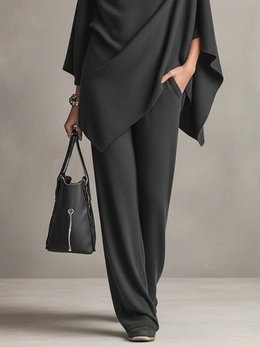 Riza™ - Elegant Two-piece Set with Draping