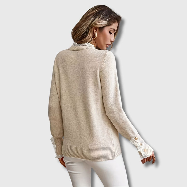 Sofie™ – Sweater with Lace Details