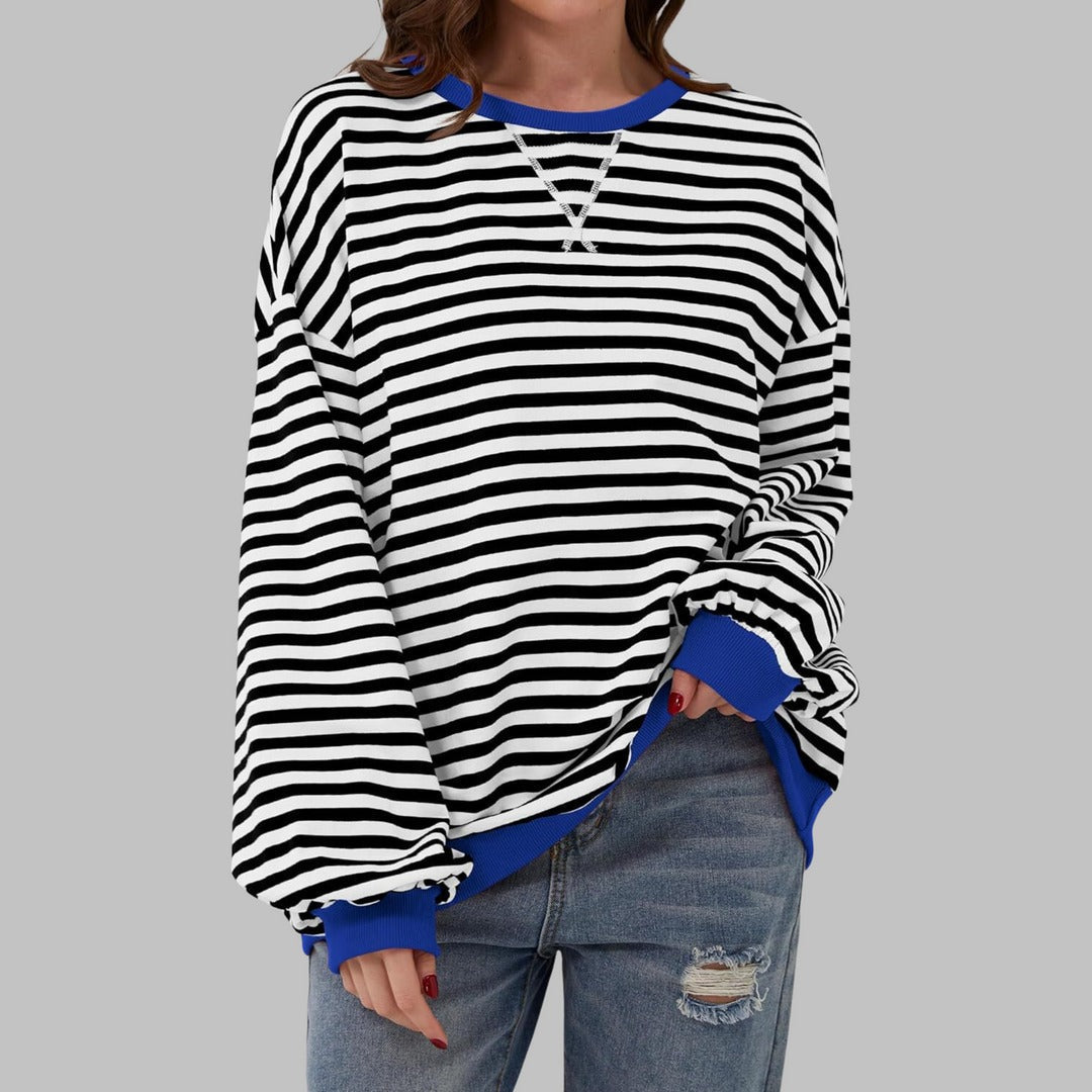 Lucey™ - Casual Striped Sweater
