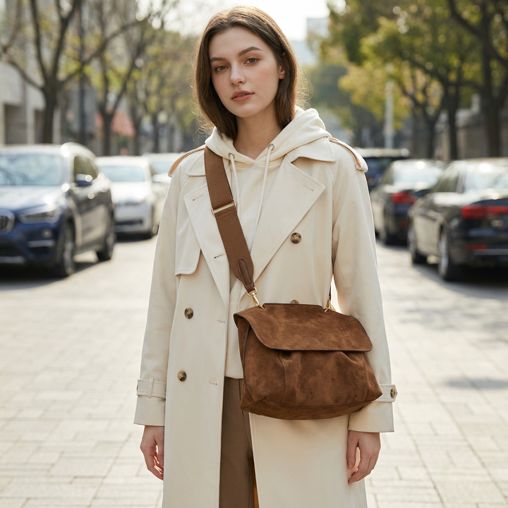 Belda™ - Soft Suede Everyday Crossbody Tote