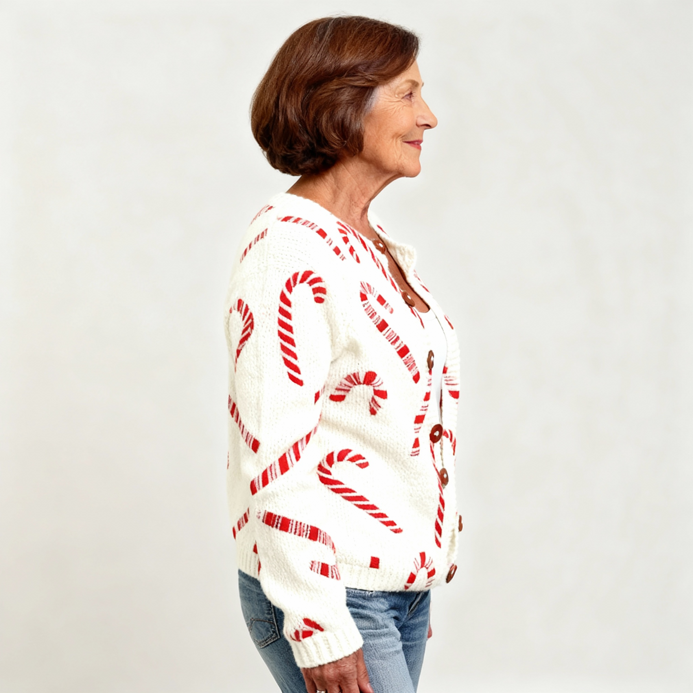 Celin™ - Festive Candy Cardigan
