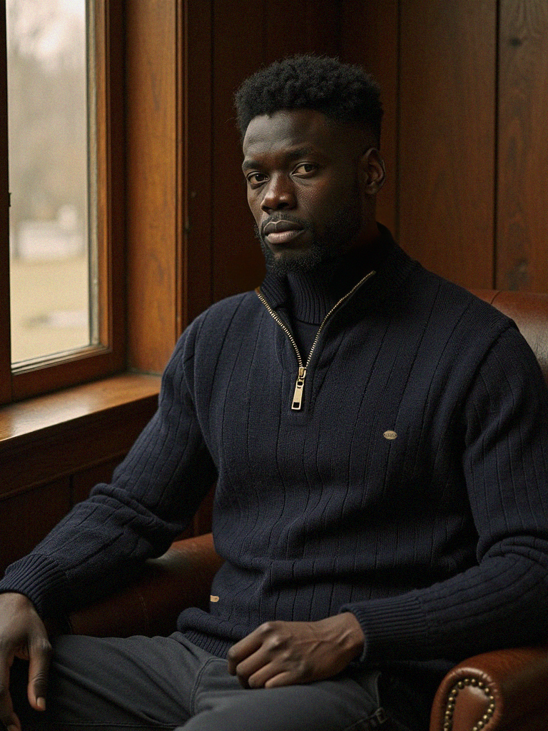 Daniel™ - Zip-up Knitted Sweater