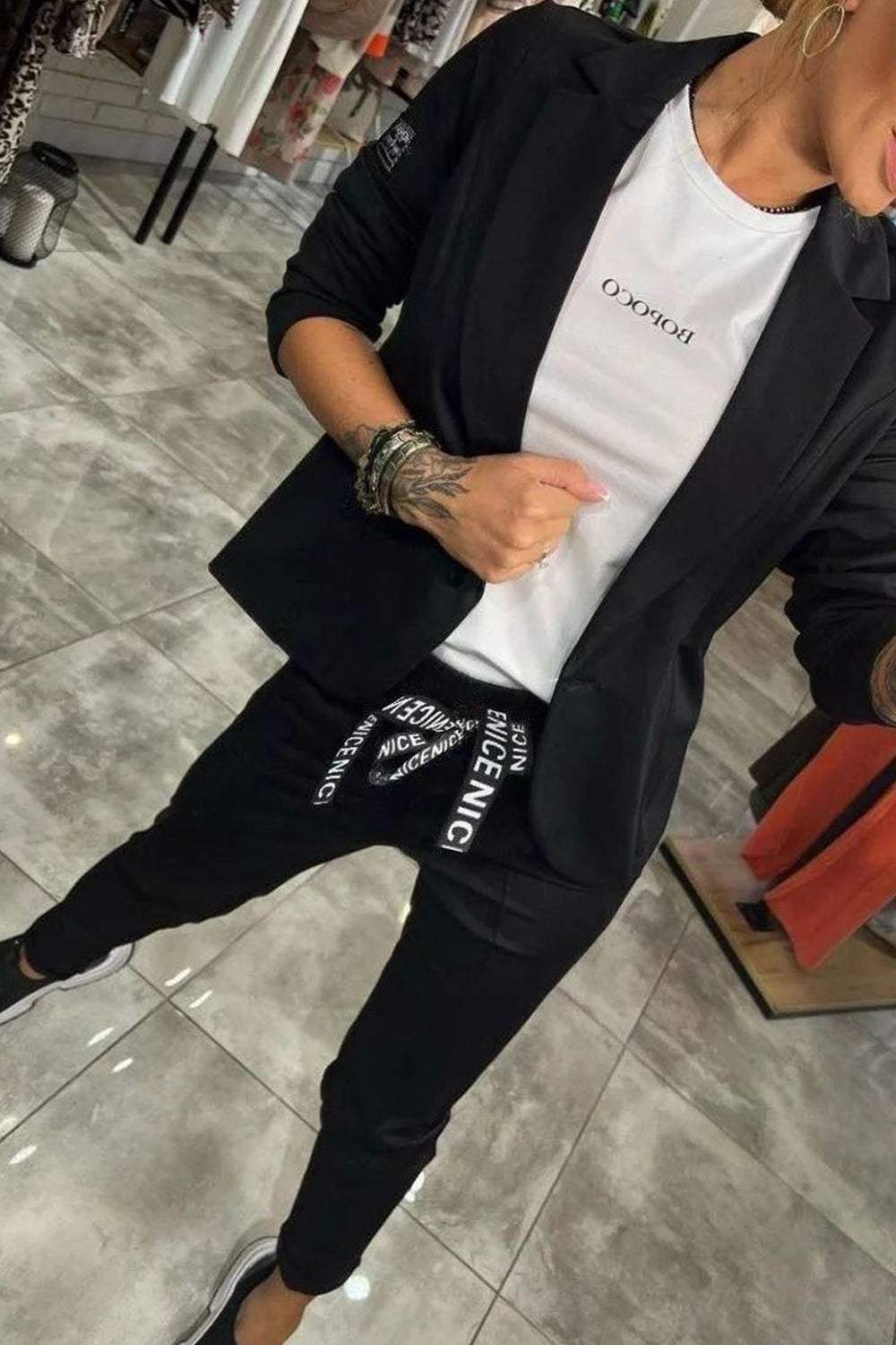 Isabel™ - Relaxed Solid Color Two-Piece Set for Women