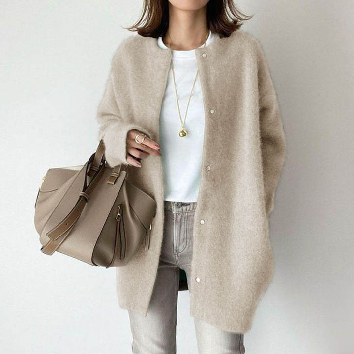 Chloé™ - Elegant Cashmere Cardigan
