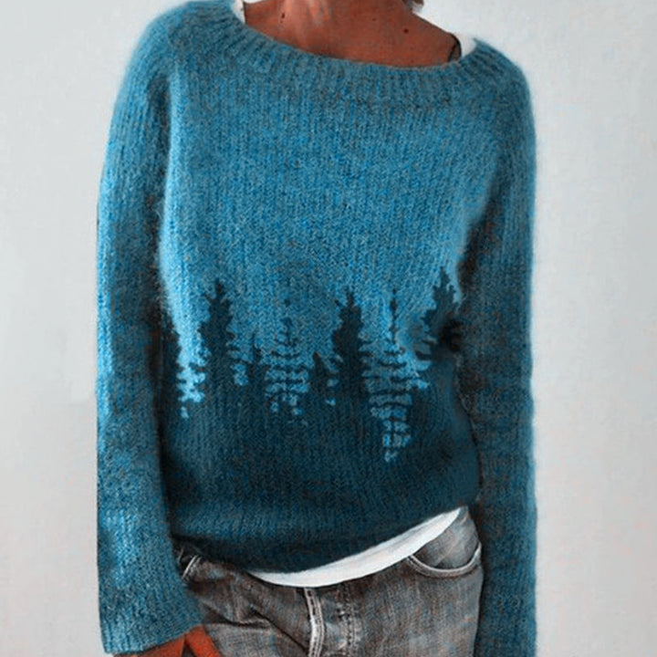 Anita™ - Printed Knit Sweater