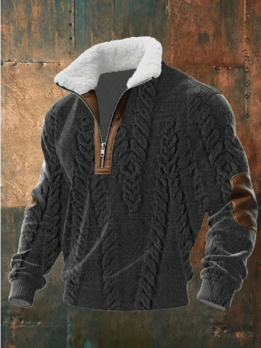 Will™ - Stylish and Comfortable Men's Sweater with Warm Fleece Collar