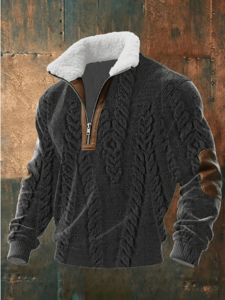 Will™ - Stylish and Comfortable Men's Sweater with Warm Fleece Collar