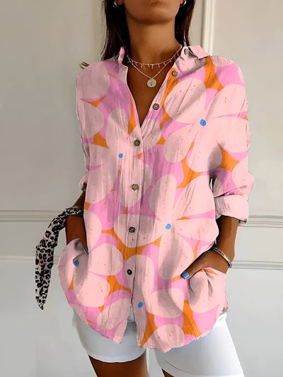 Halcyon - Women's Printed Button-Up Shirt